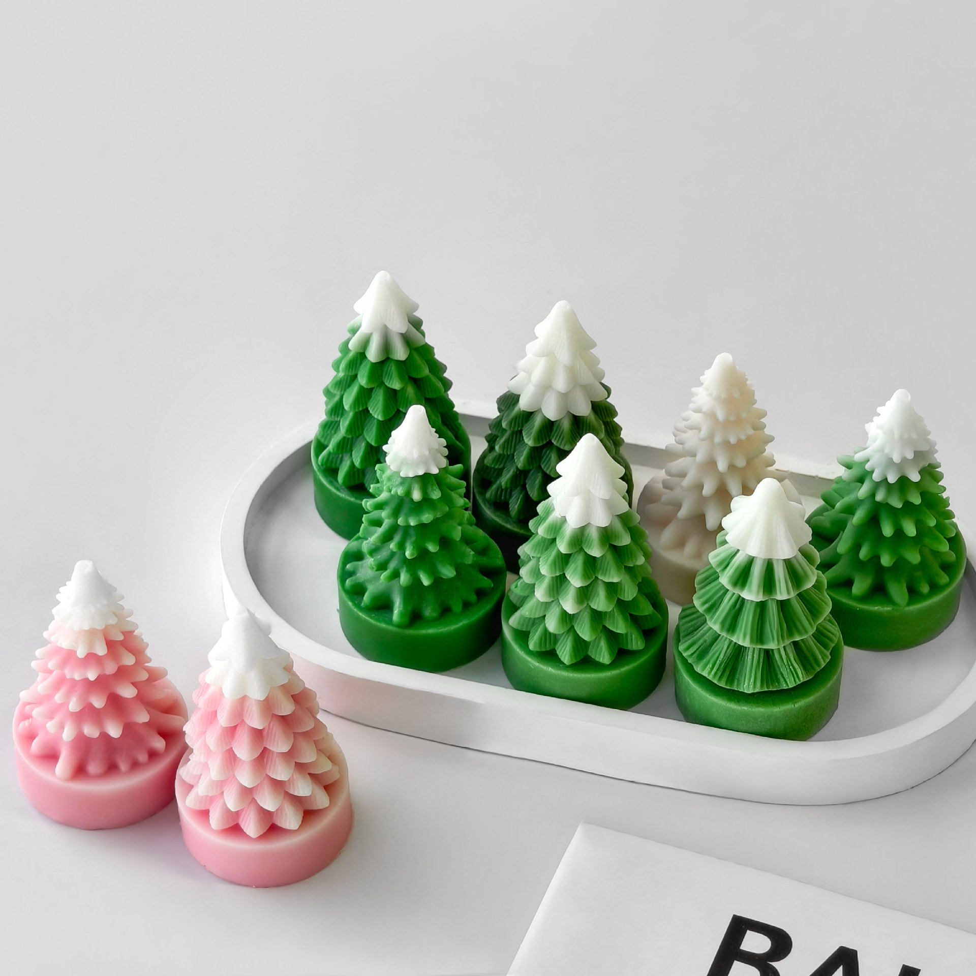 Soap Making At Home - Mini molde de silicona para árbol