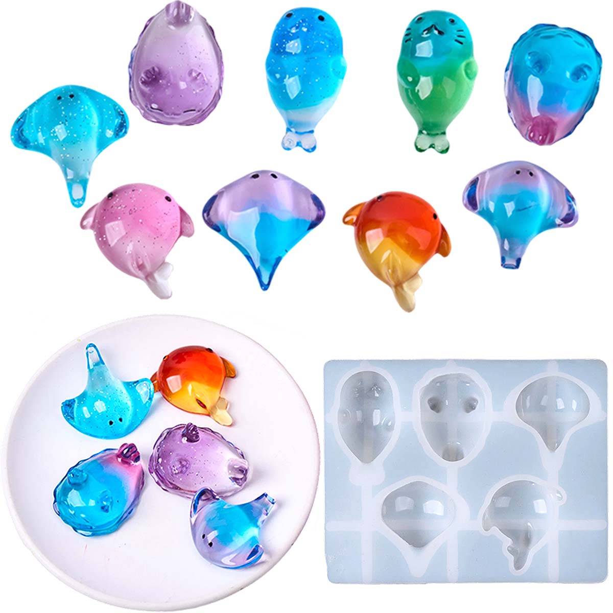 Soap Making Tools - Molde de silicona 3D de rayo