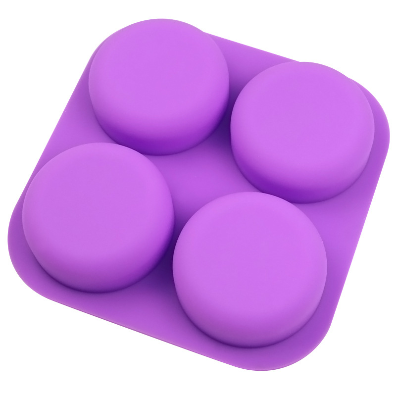Molde de Silicona Redondo de 4 - Soap Making Process reseña y precio