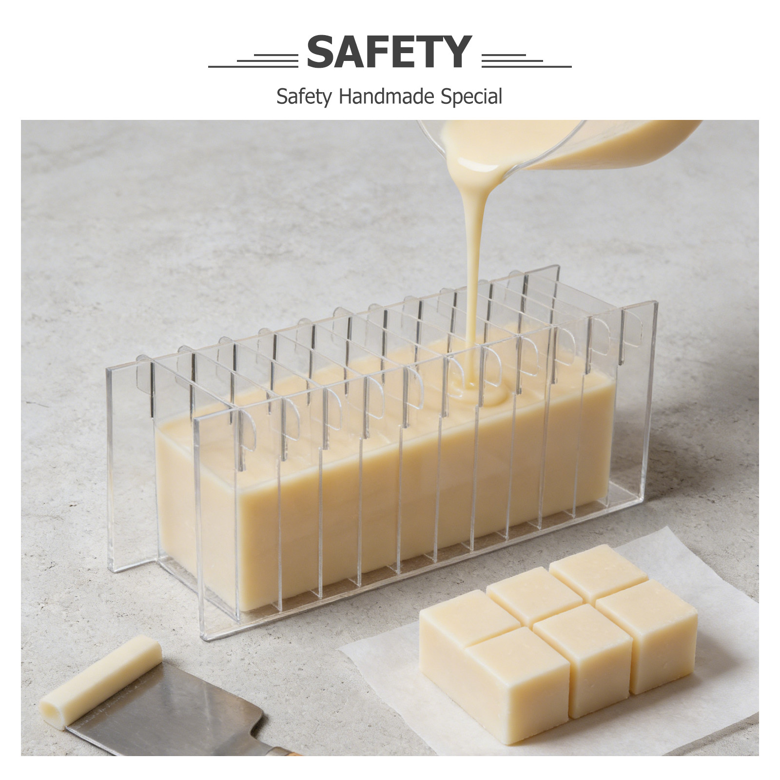Tabla divisora de acrílico tra - Soap Making Process reseña y precio