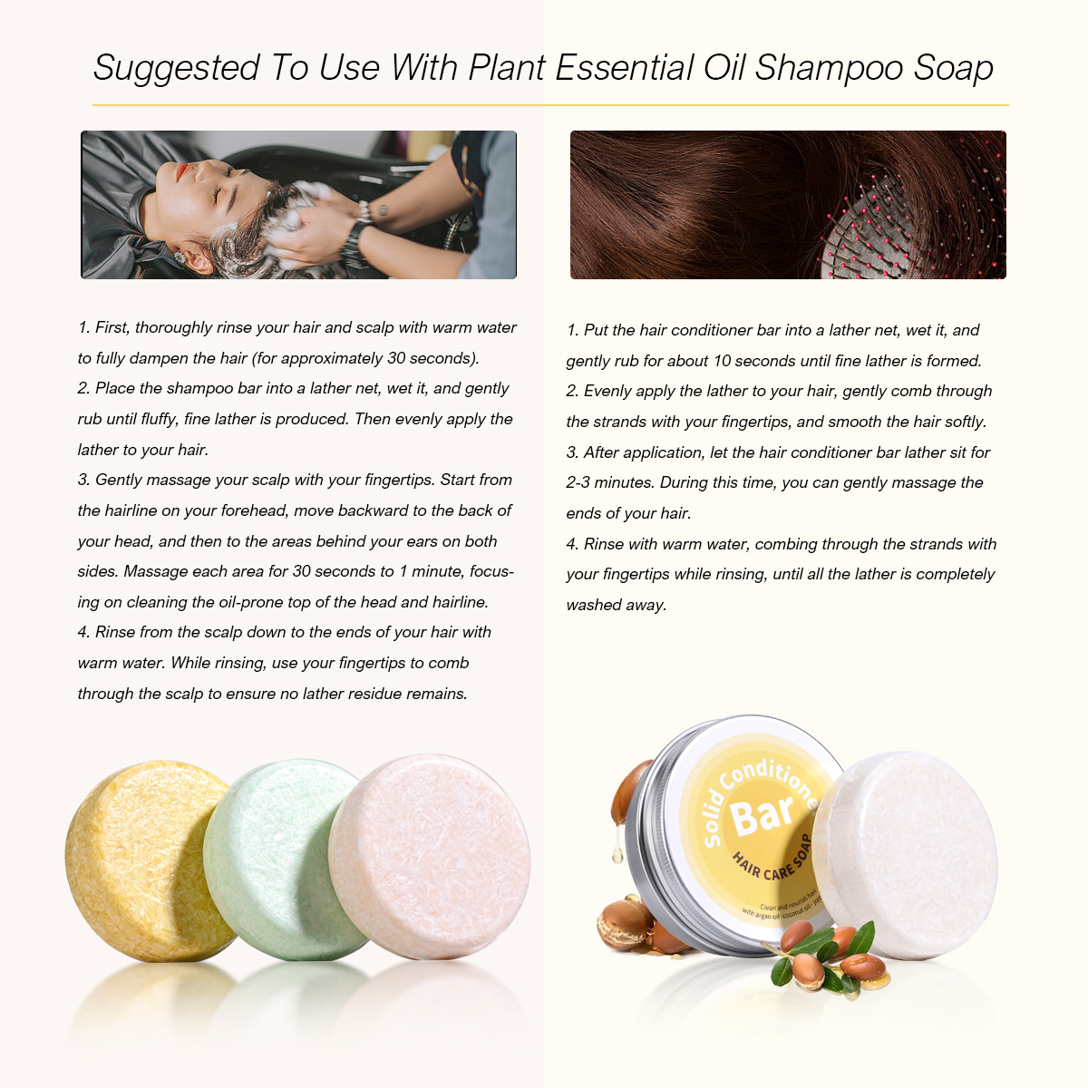 Jabón acondicionador para el c - Essential Oil Soap reseña y precio
