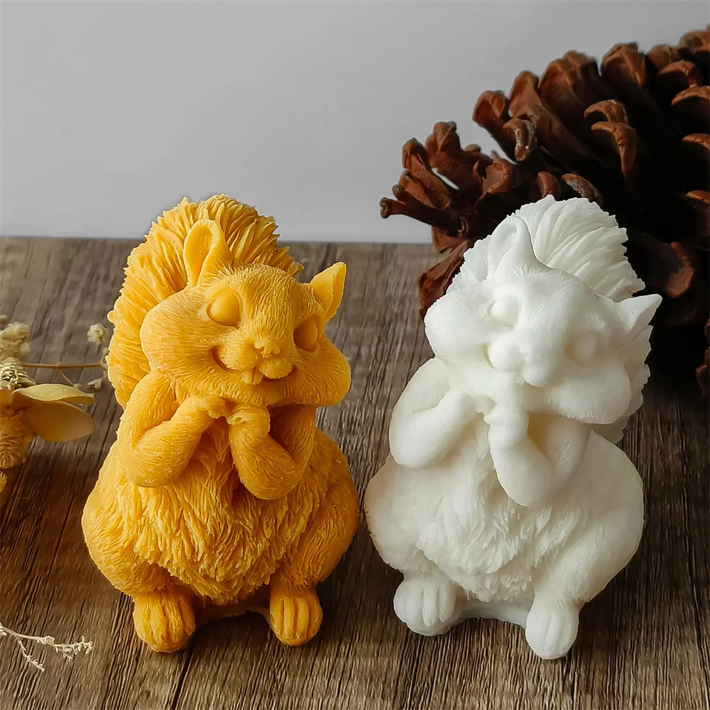 Molde de silicona 3D de ardill - Soap Making Chemical reseña y precio