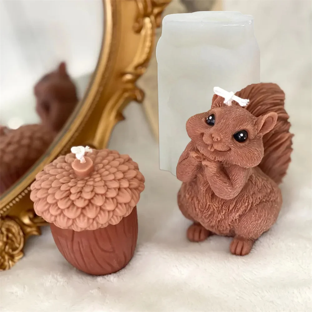 Molde de silicona 3D de ardill - Soap Making Chemical reseña y precio